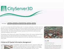 Tablet Screenshot of cityserver3d.de